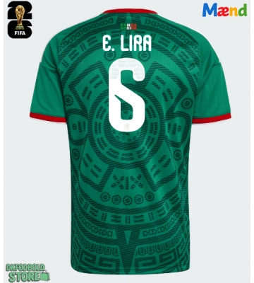 Mexico Erik Lira #6 Replika Hjemmebanetrøje VM 2026 Kortærmet
